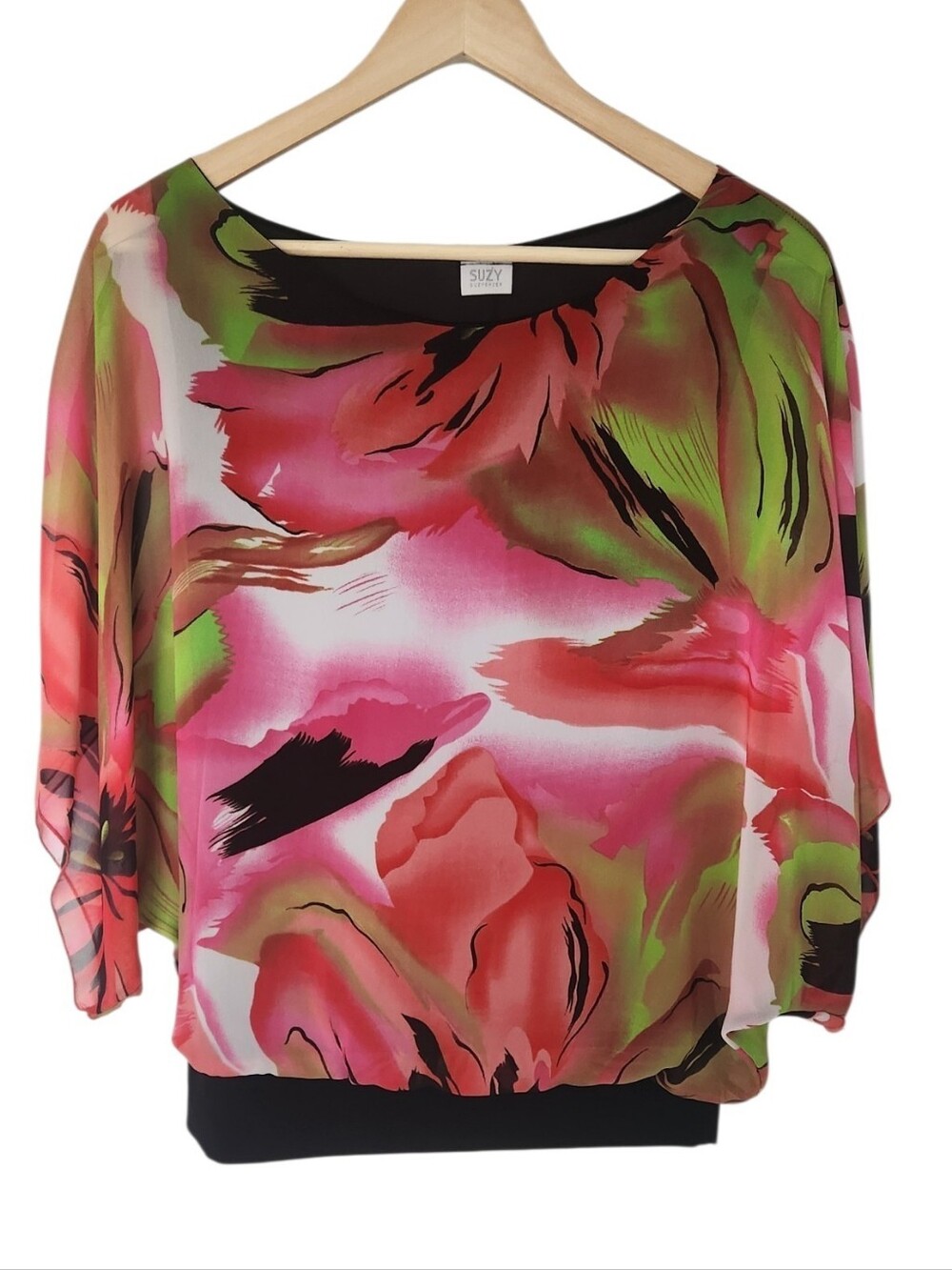 Suzy Shier Sheer Blouse
